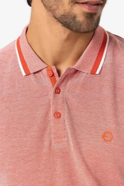 Polo Pique Detalle Estampado Con Relieve