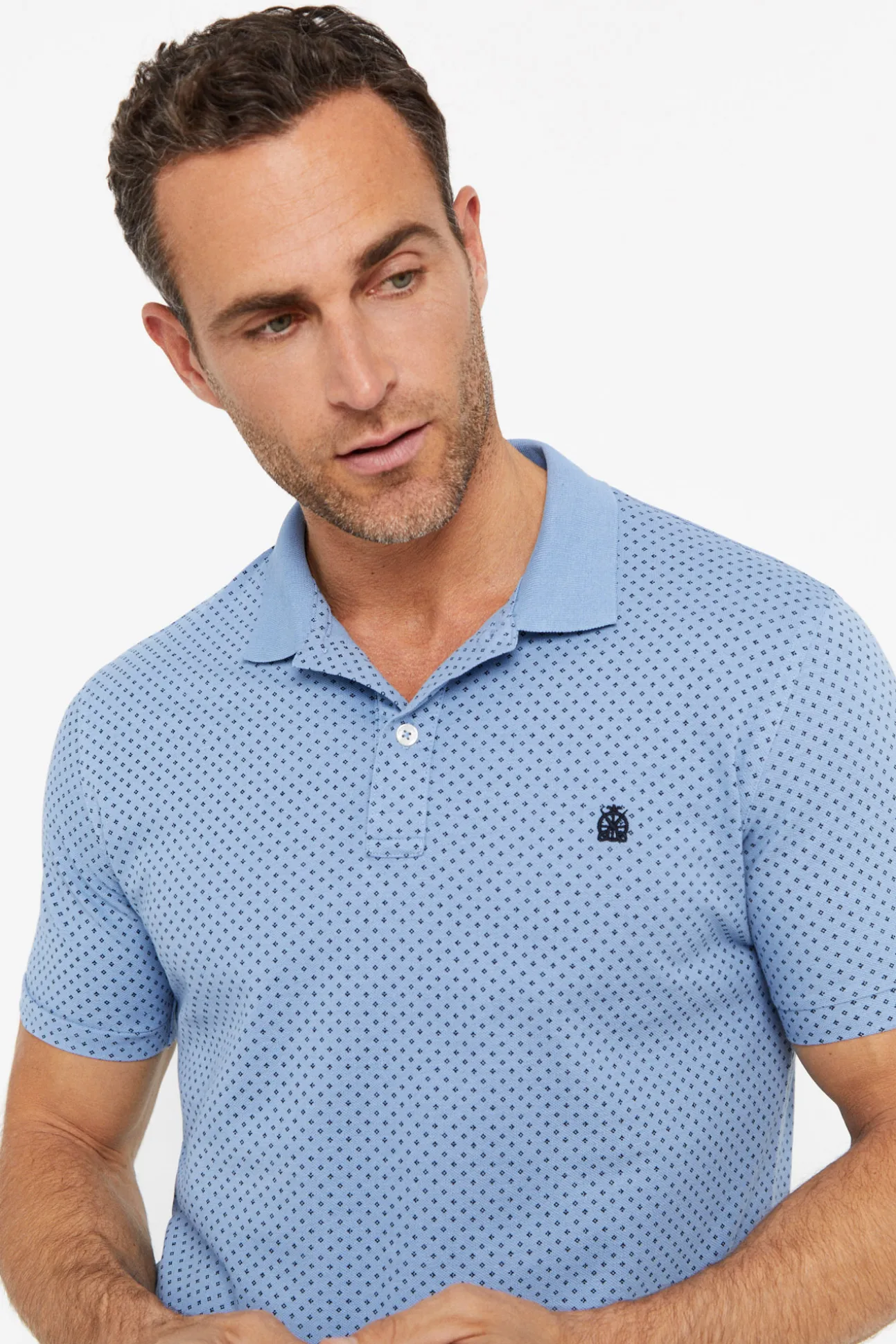 Polo Pique Microestampado