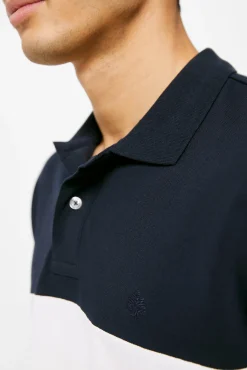 Polo Pique Tricolor Block