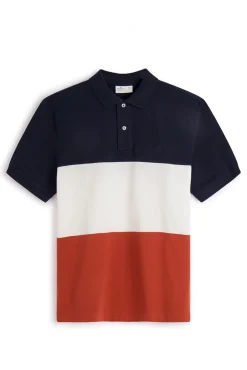 Polo Pique Tricolor Block
