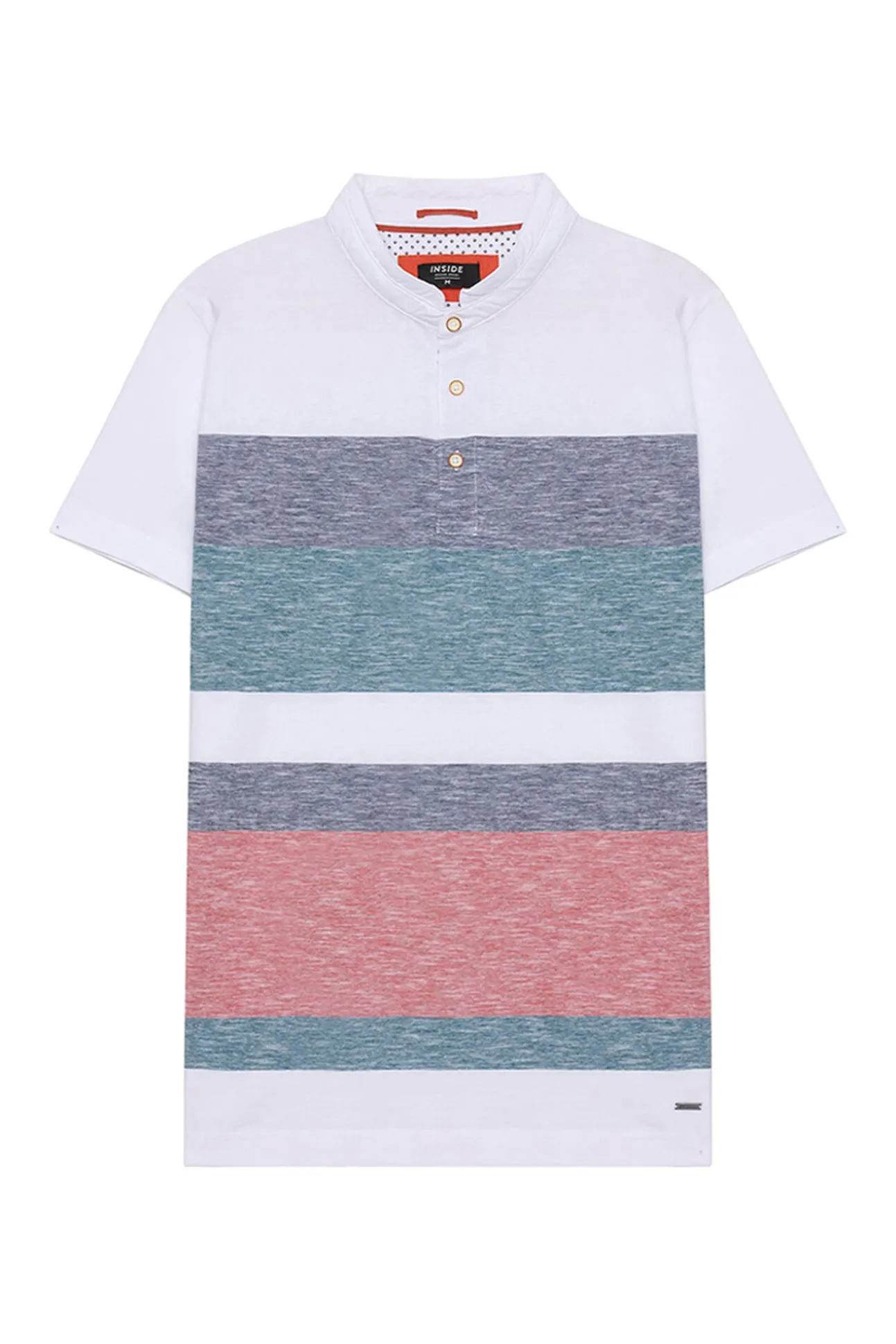 Polo Rayas Cuello Mao