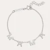 Pulsera Mama Letters Plata