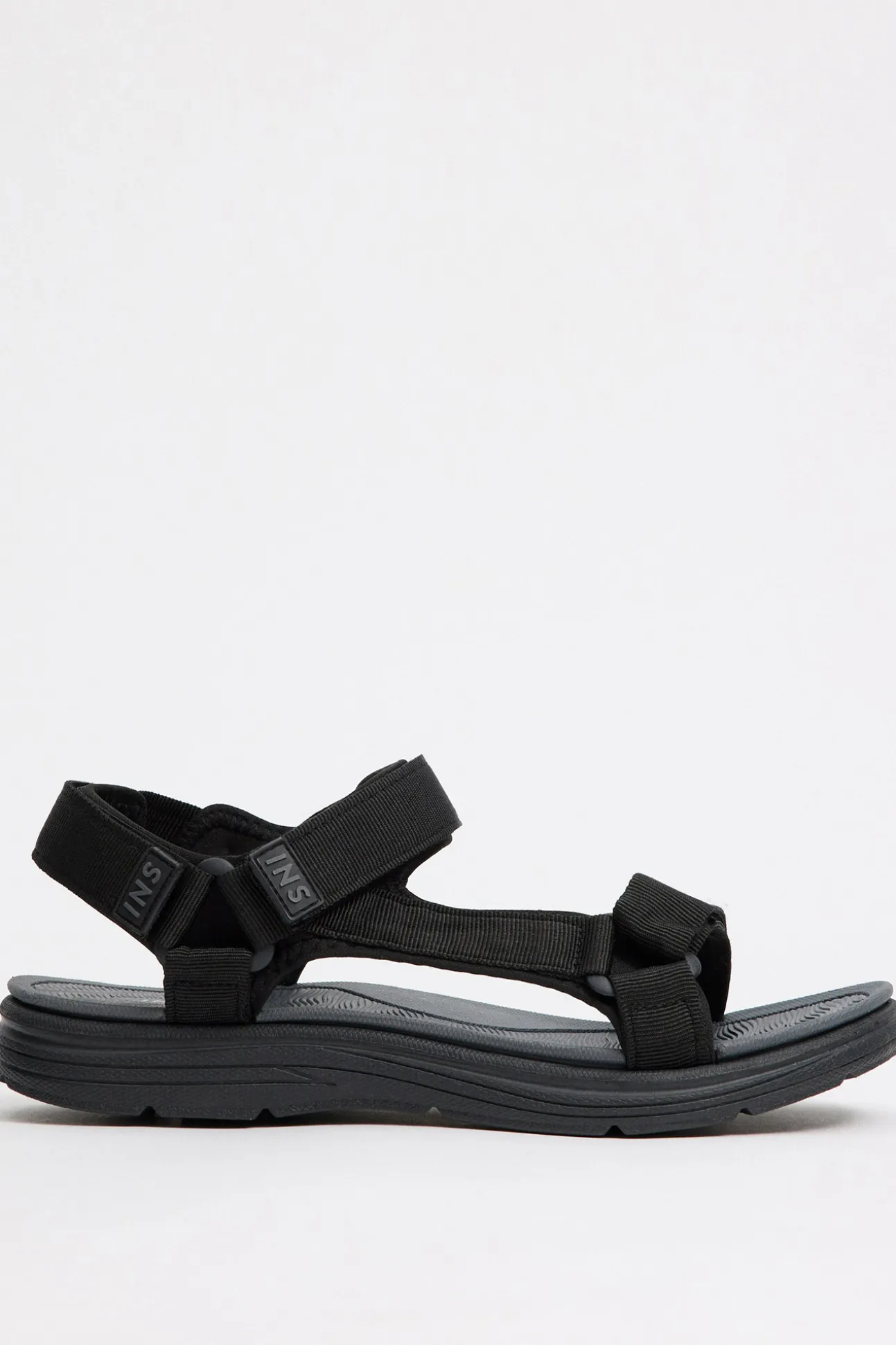 Sandalia Deportiva Nylon Negra