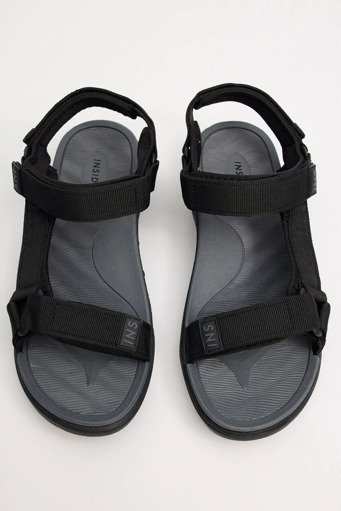 Sandalia Deportiva Nylon Negra
