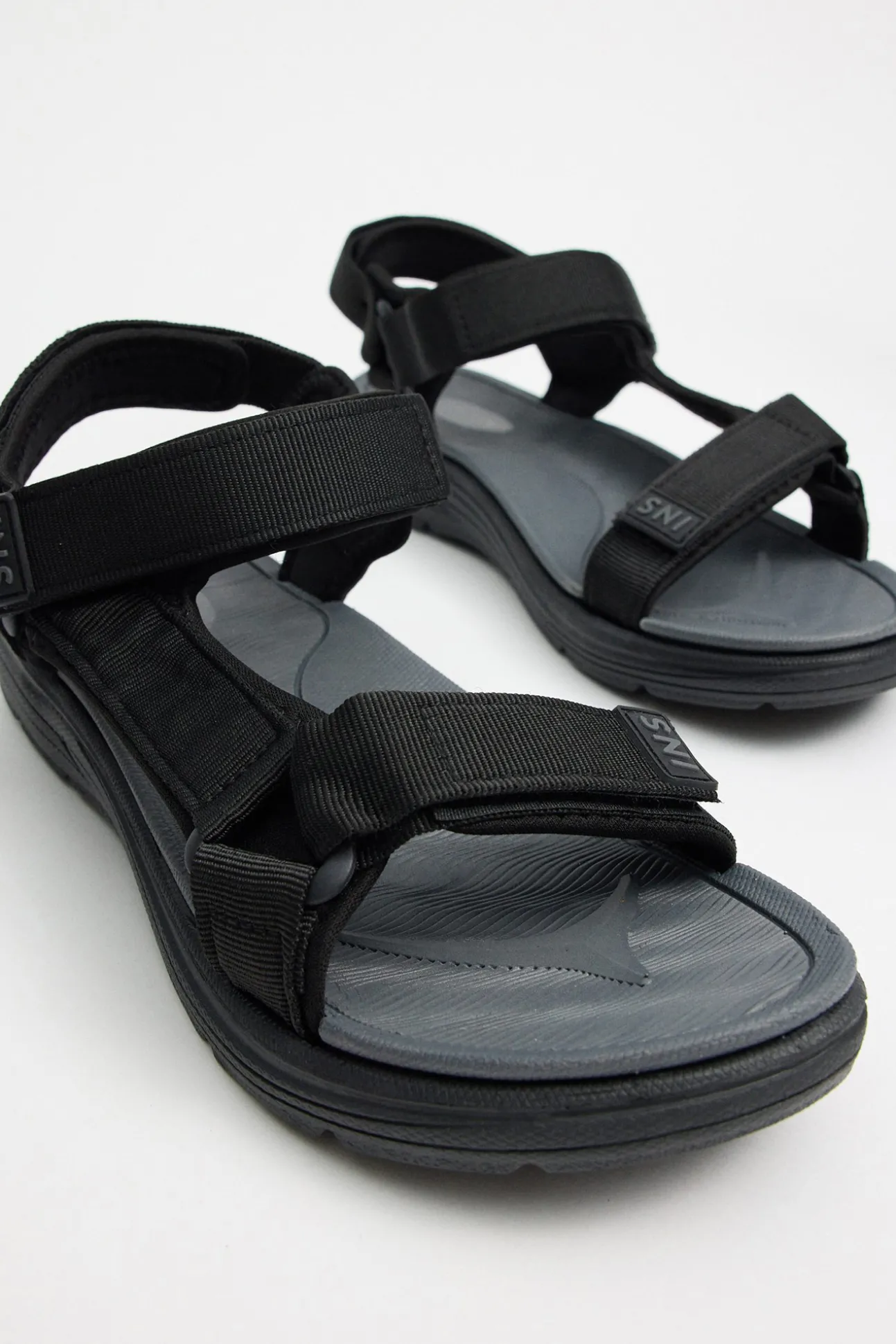 Sandalia Deportiva Nylon Negra