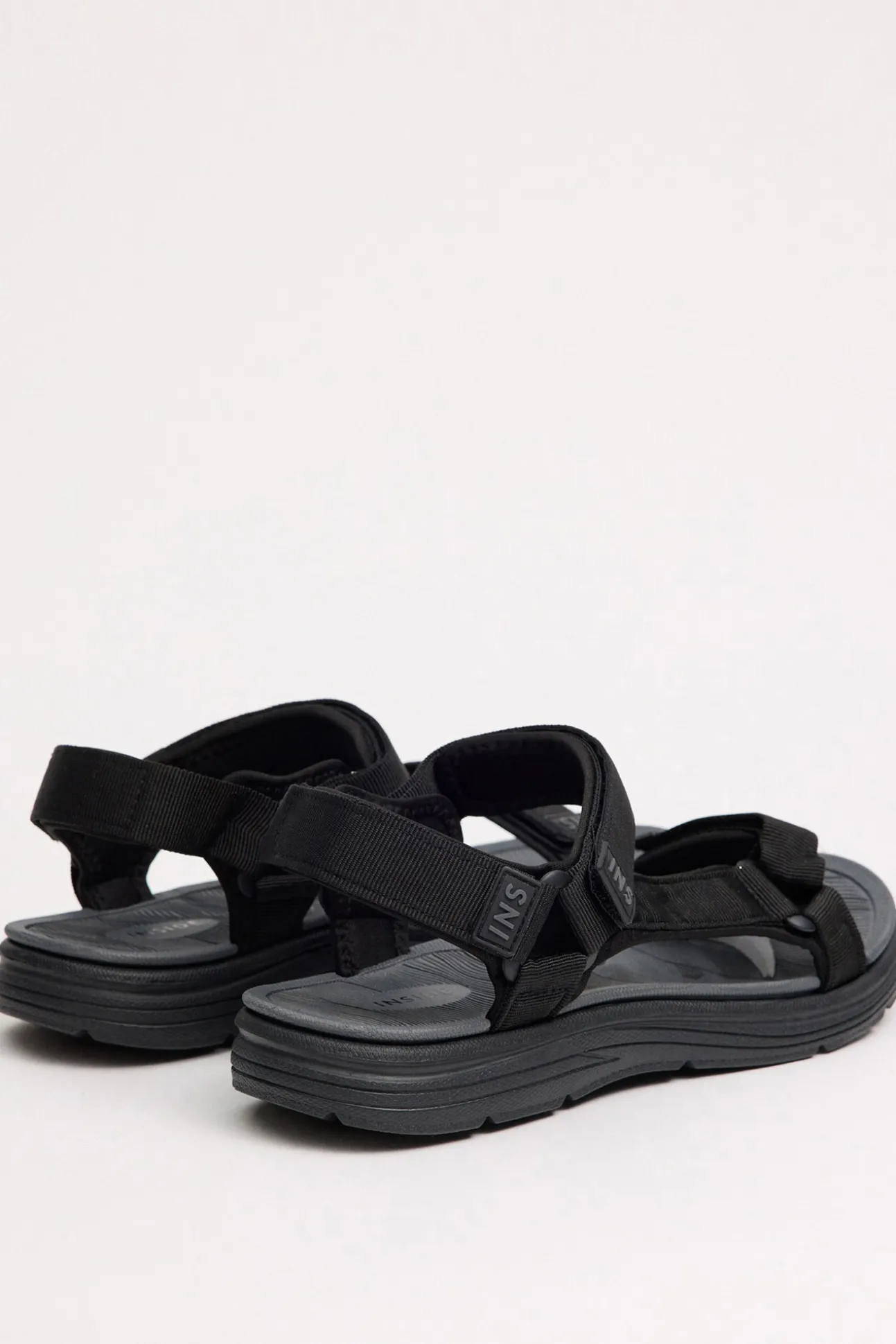 Sandalia Deportiva Nylon Negra