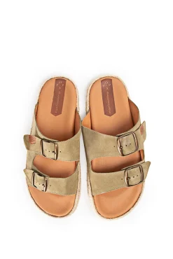 Sandalias Icacos Serraje Kaki