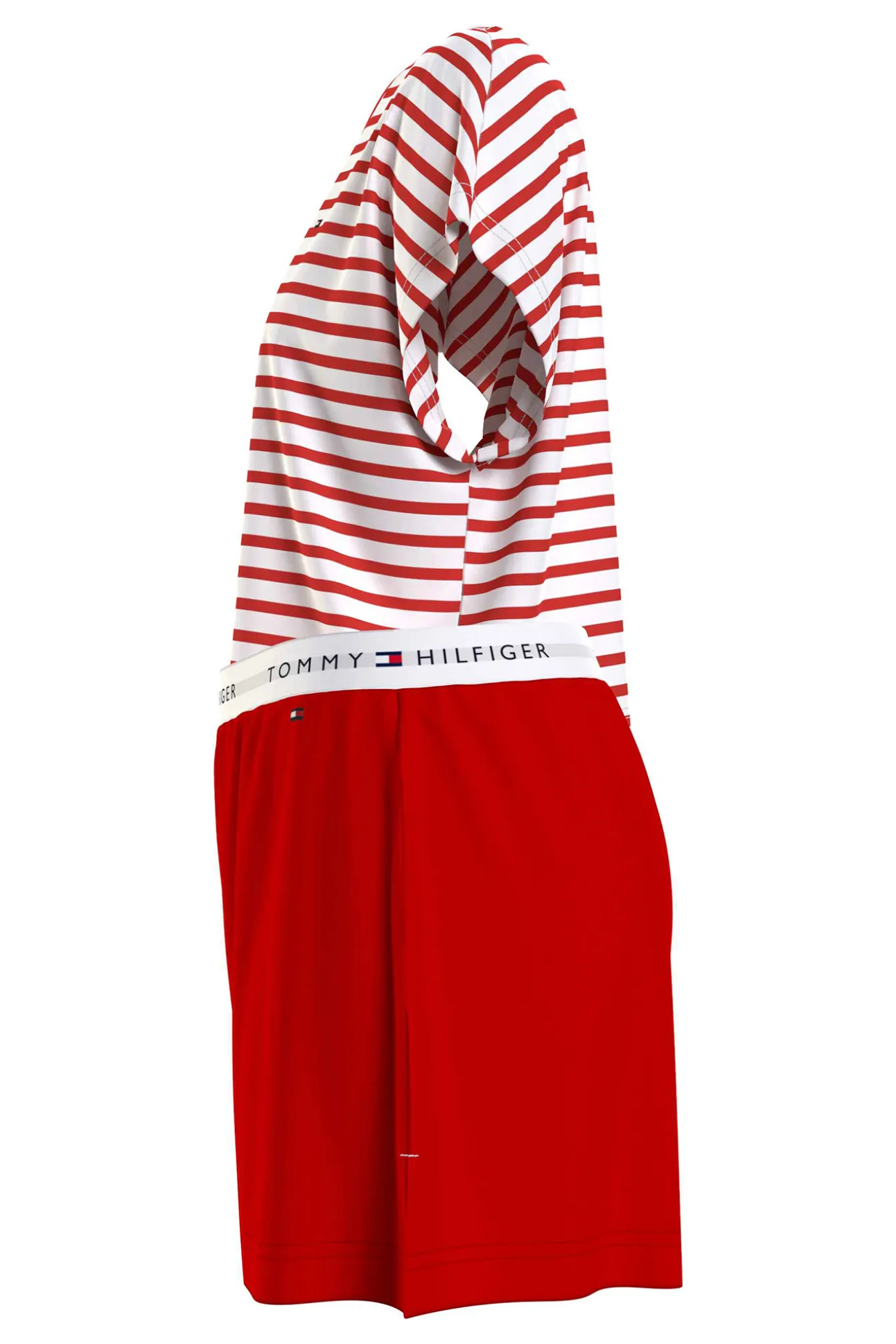 Set De Short Y Camiseta De Rayas