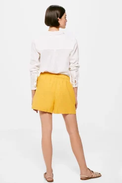 Short Liso Lino Viscosa