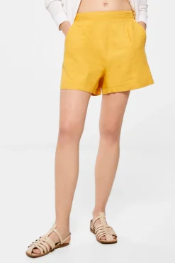 Short Liso Lino Viscosa