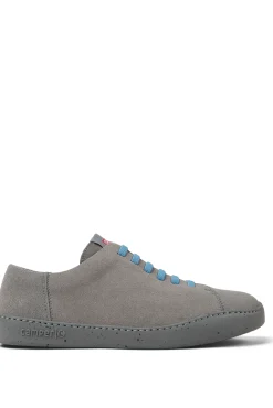 Sneakers Grises De Nobuk Para Hombre.