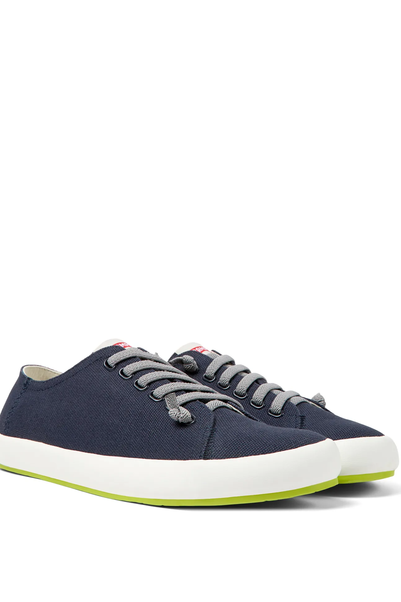 Sneakers Grises De Tejido Para Hombre.