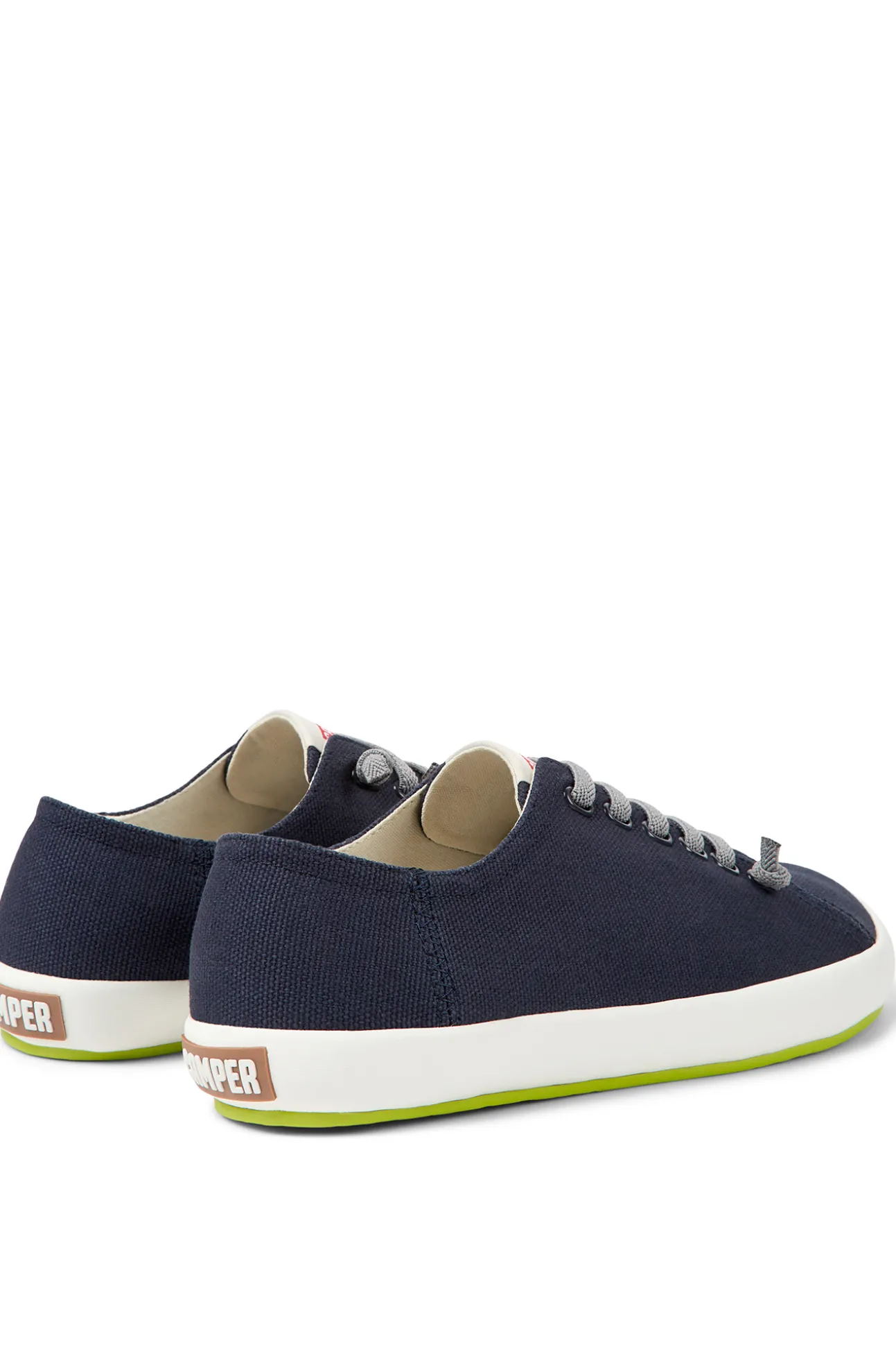 Sneakers Grises De Tejido Para Hombre.