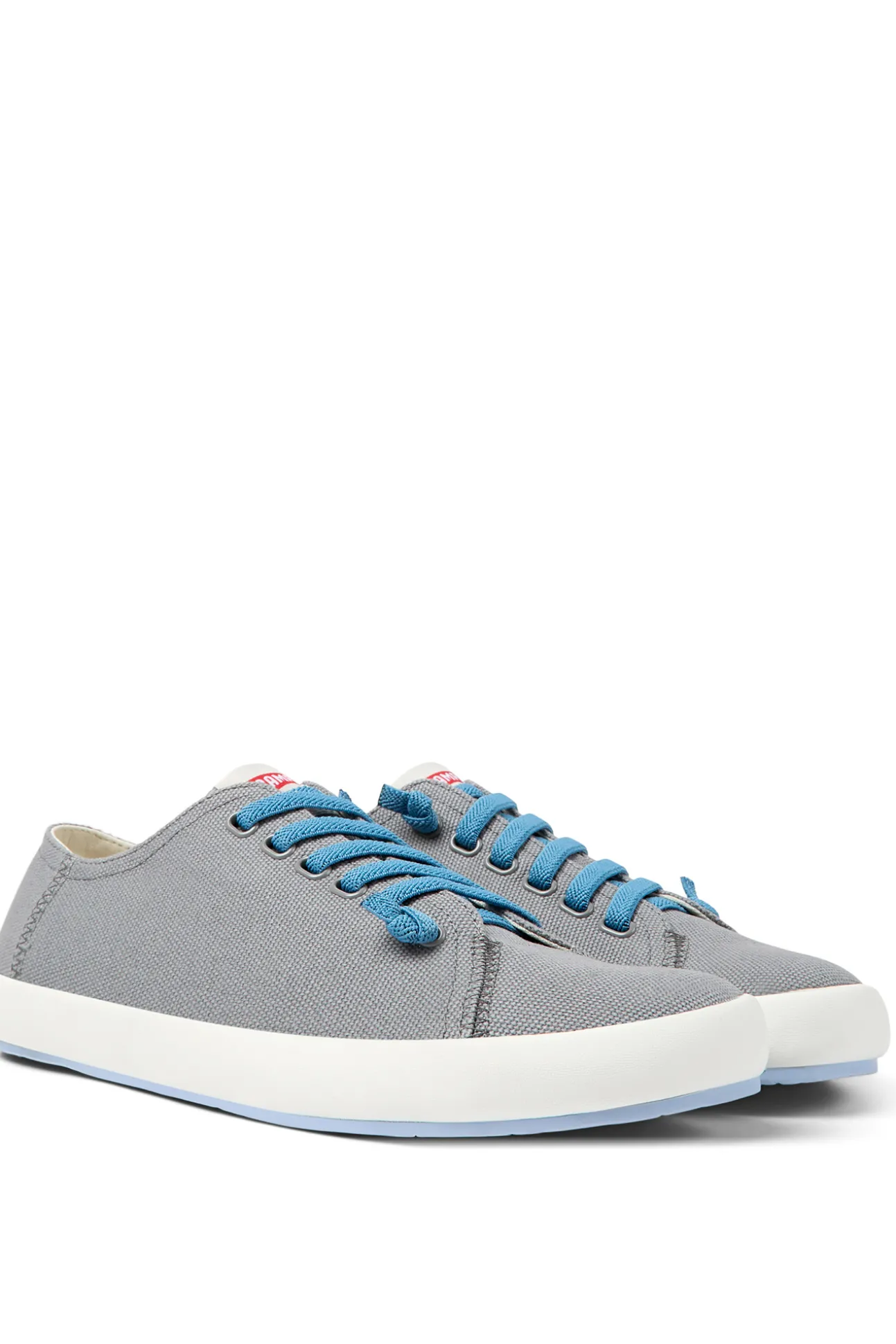 Sneakers Grises De Tejido Para Hombre.