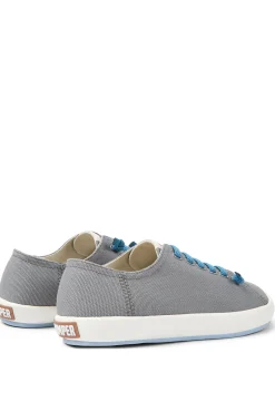 Sneakers Grises De Tejido Para Hombre.