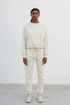 Sudadera 100% Algodon Blanca