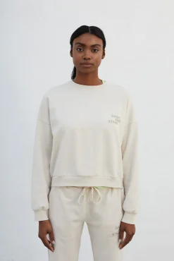 Sudadera 100% Algodon Blanca