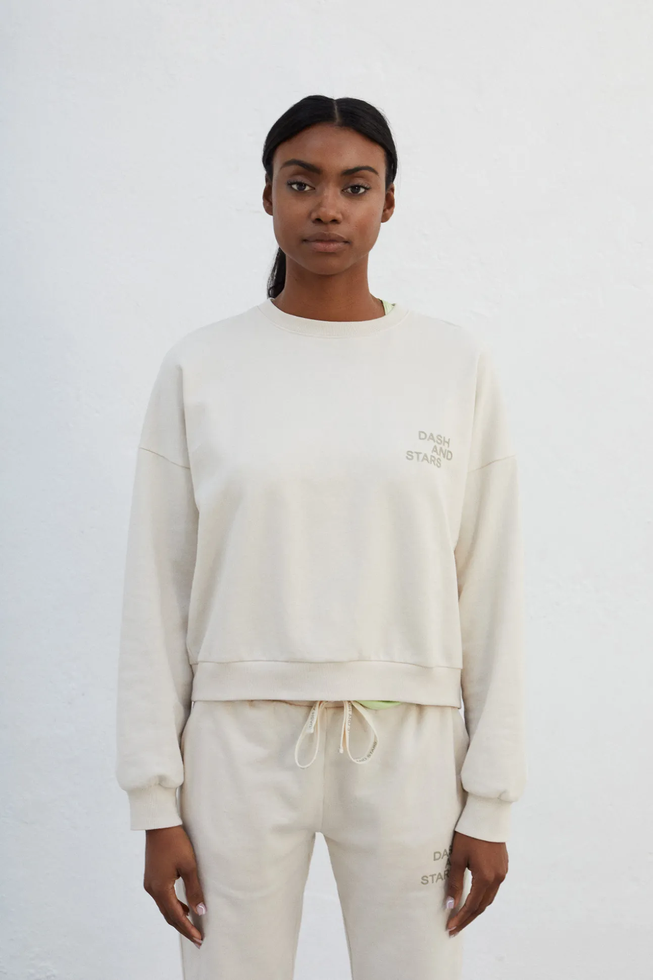 Sudadera 100% Algodon Blanca