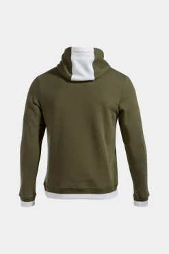 Sudadera Con Capucha Confort Caqui Blanco