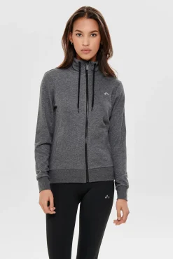 Sudadera Con Cremallera Cuello Alto
