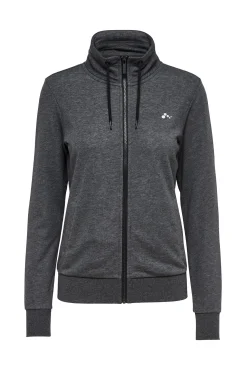 Sudadera Con Cremallera Cuello Alto