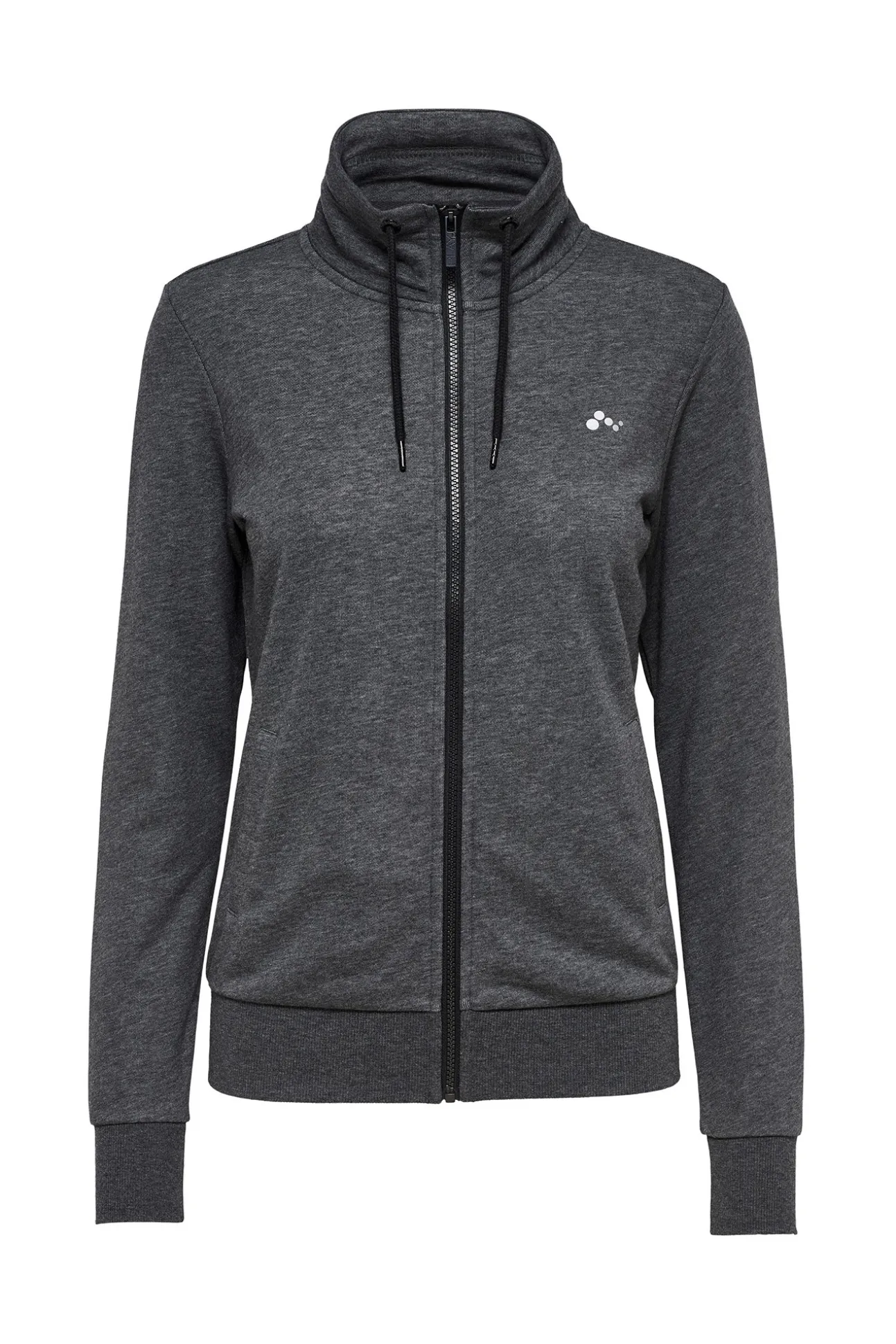 Sudadera Con Cremallera Cuello Alto