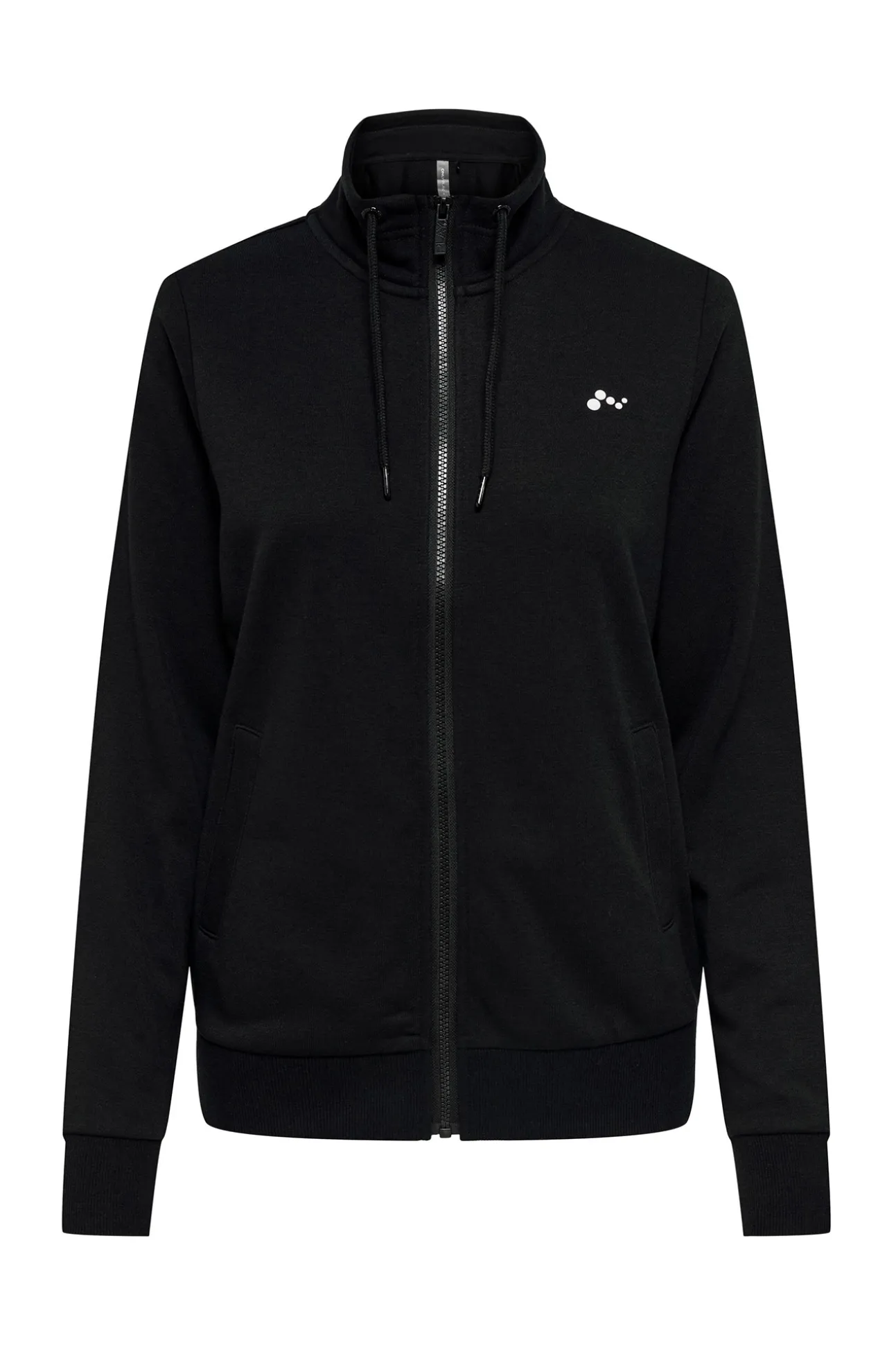 Sudadera Con Cremallera Cuello Alto
