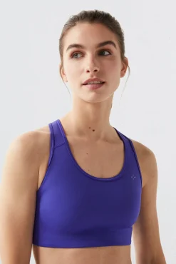 Sujetador Deportivo Azul Violeta 4D Stretch