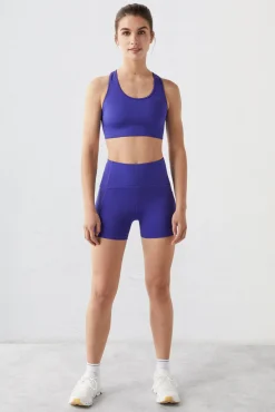 Sujetador Deportivo Azul Violeta 4D Stretch