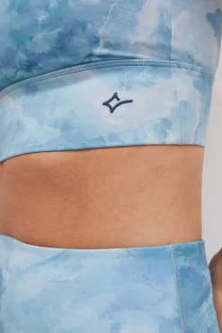 Sujetador Deportivo Azul 4D Stretch