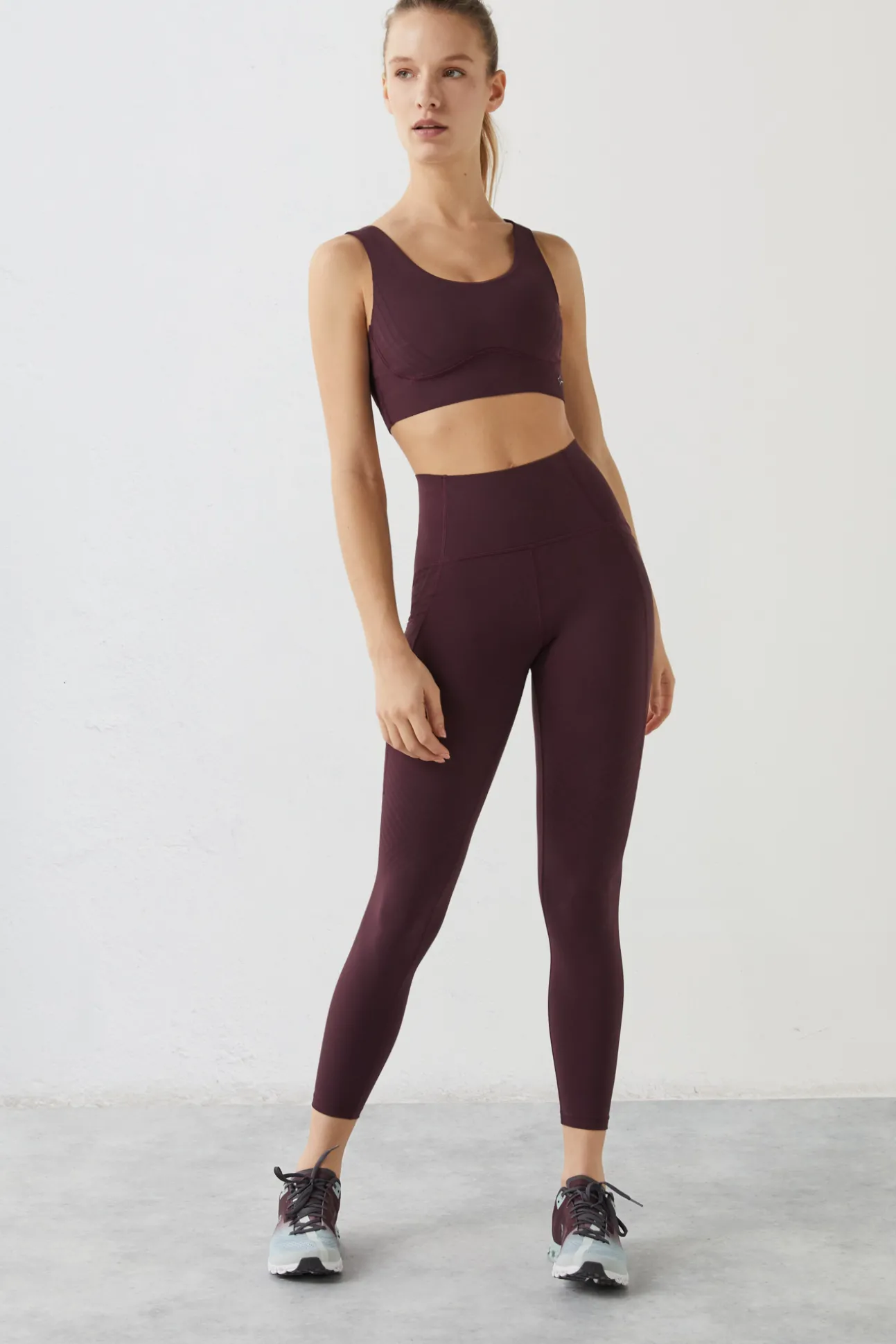 Sujetador Deportivo Morado Power Sculpt