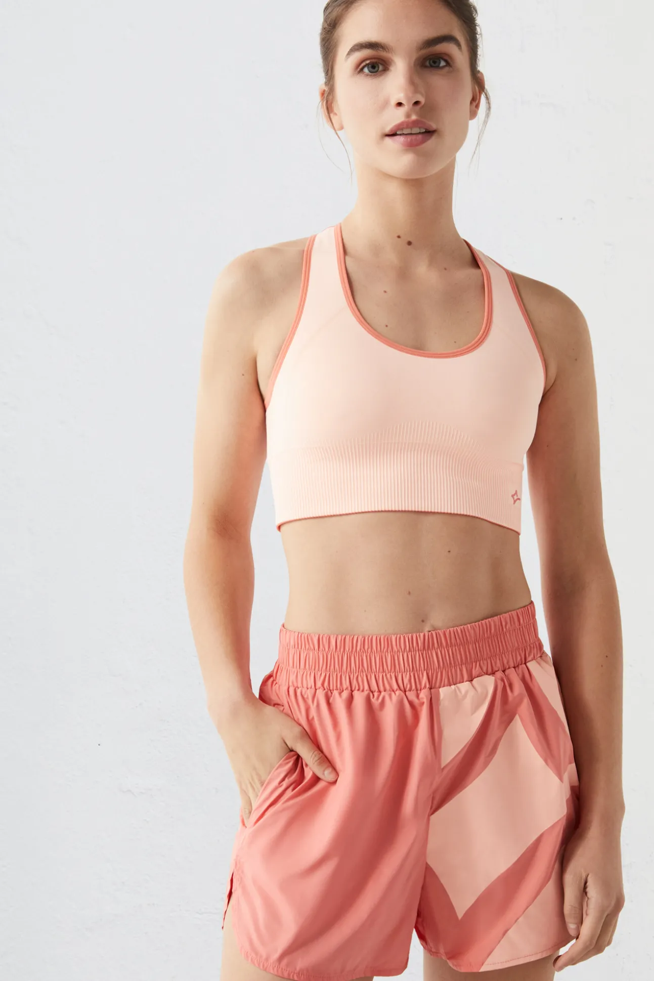 Sujetador Deportivo Reversible Naranja
