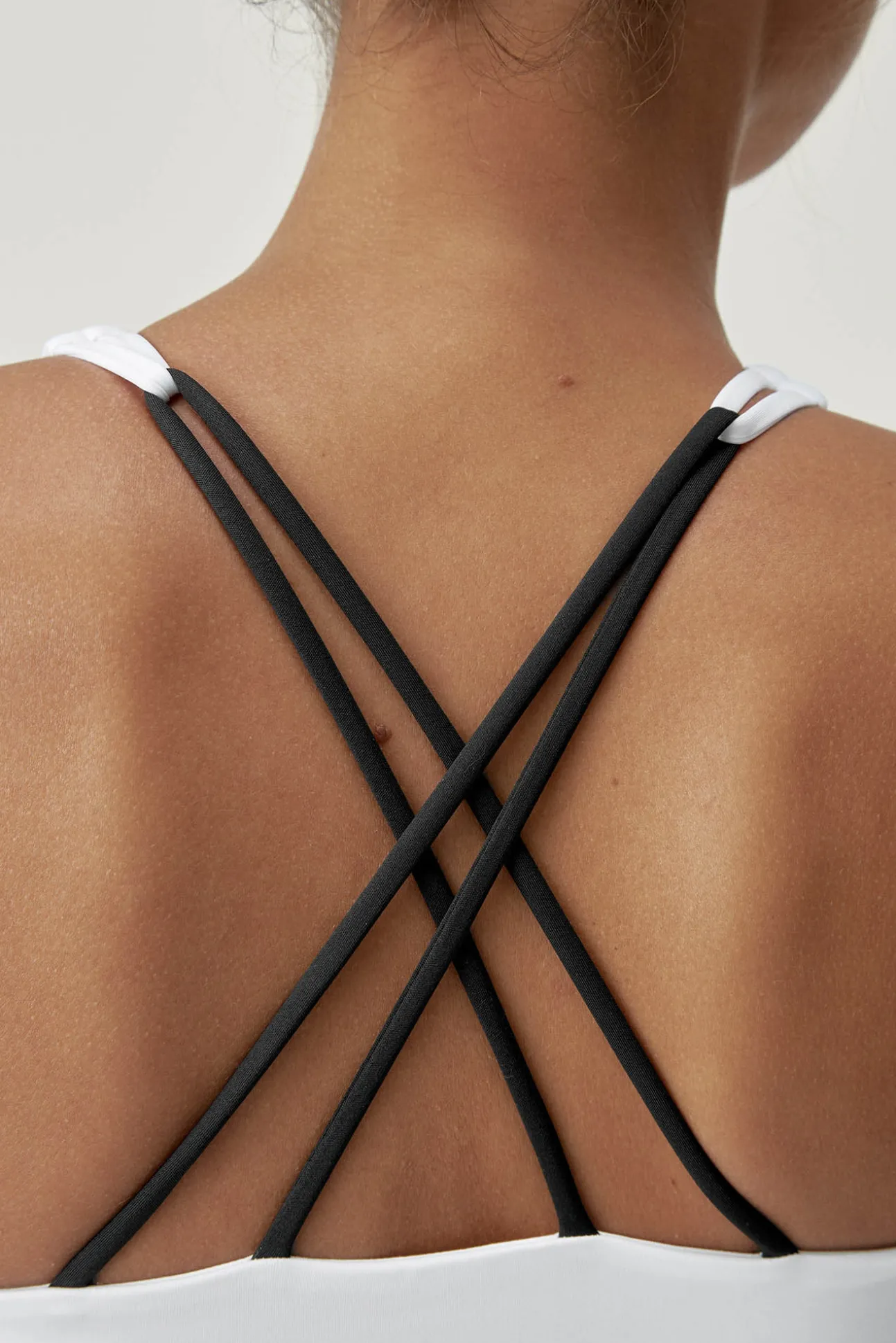 Top Daira White/Black
