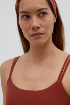 Top Sujetador Deportivo Rojo Collagen Feel