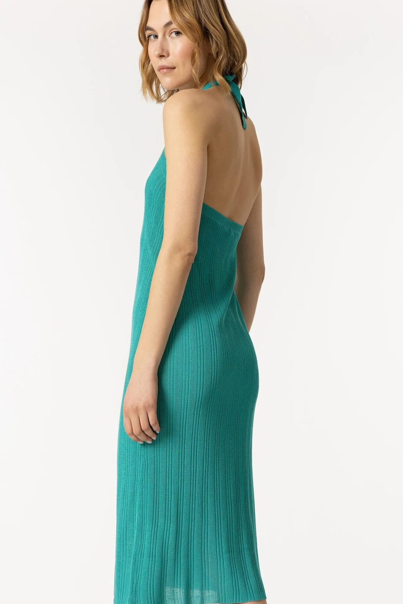 Vestido Canale Con Cuello Halter