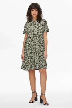 Vestido Corto Camisero