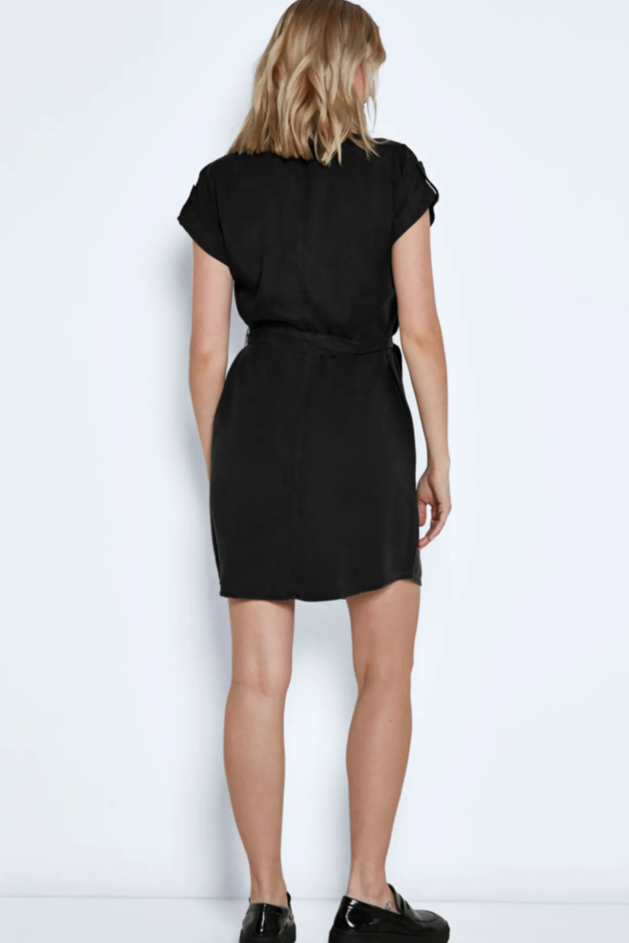 Vestido Corto Camisero Lyocell