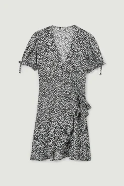 Vestido Corto Cruzado