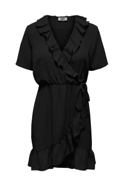 Vestido Corto Cruzado