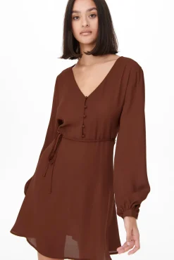 Vestido Corto De Gasa