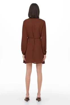 Vestido Corto De Gasa
