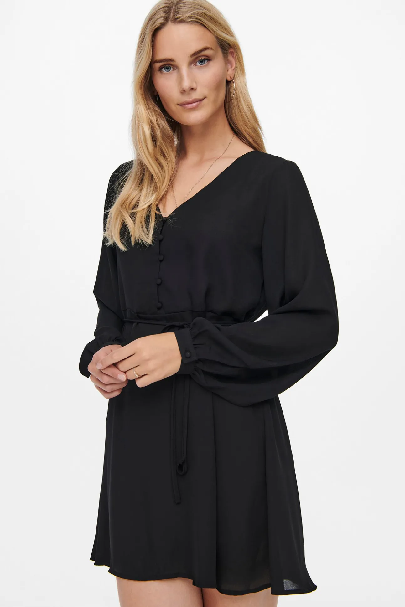 Vestido Corto De Gasa