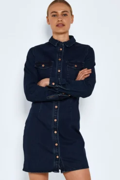Vestido Corto Denim
