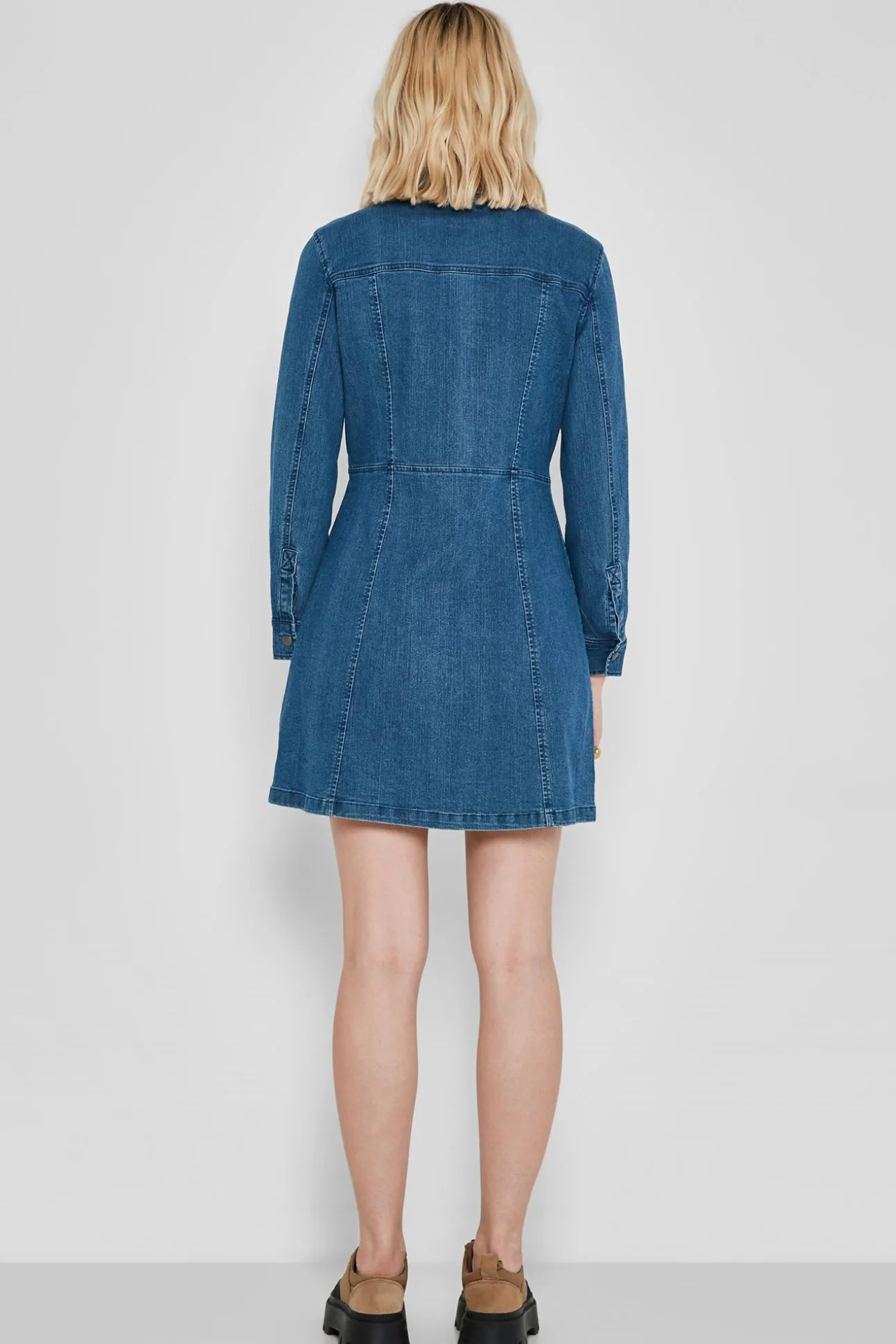 Vestido Corto Denim