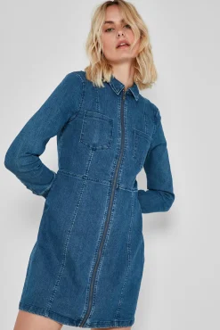 Vestido Corto Denim