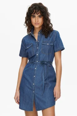 Vestido Corto Denim