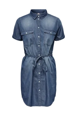 Vestido Corto Denim