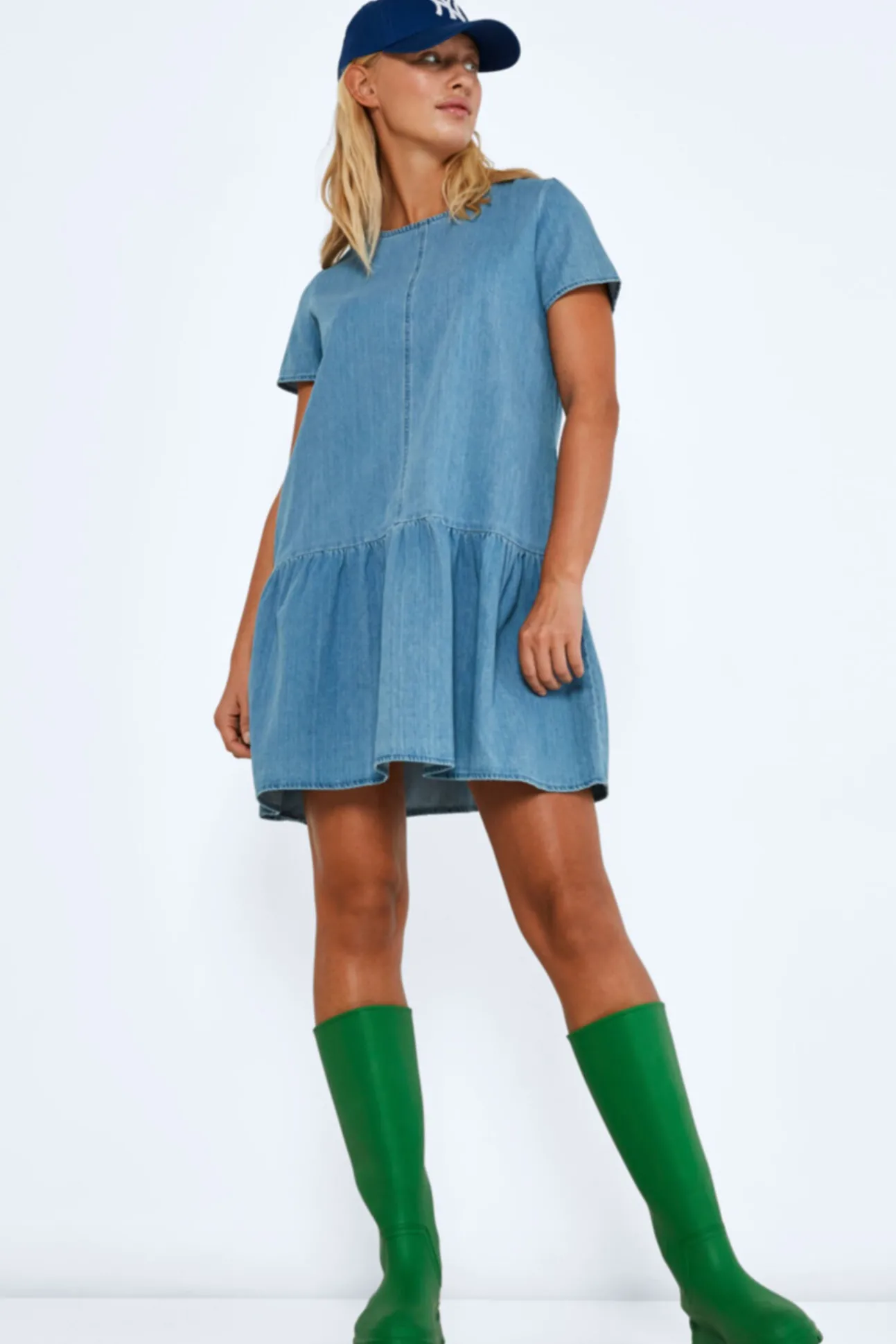 Vestido Corto Denim