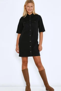 Vestido Corto Denim