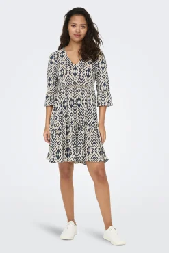 Vestido Corto Estampado